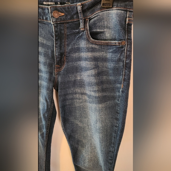 Old Navy Rockstar Super Skinny Dis-stressed Women's Jeans Size 10 Long - Picture 4 of 9